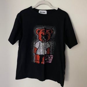 Super rare Moschino rhinestone t shirt